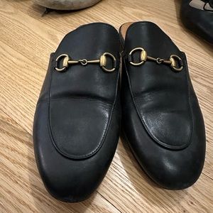 Gucci horsebit loafer slides